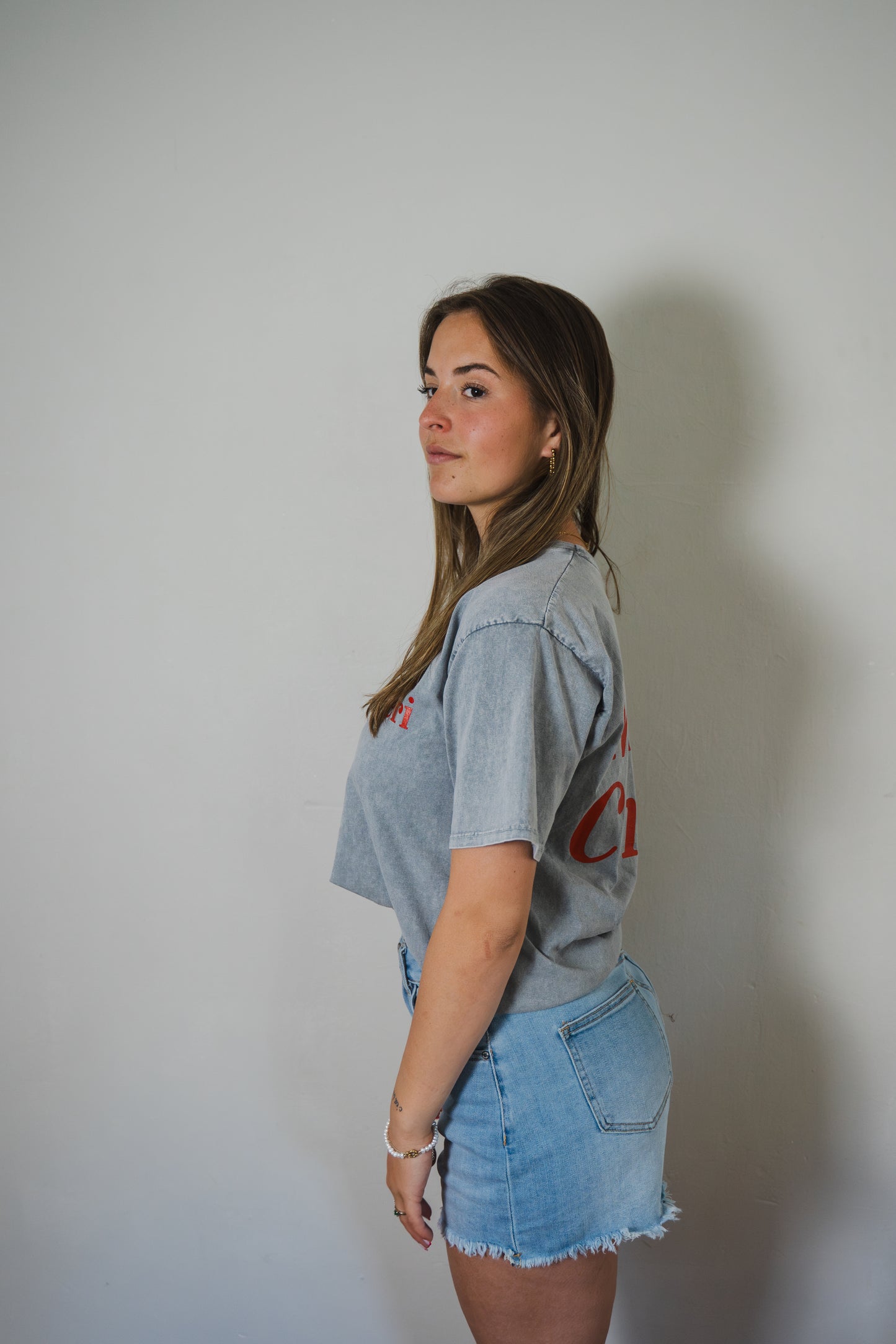 Denim short Lightblue