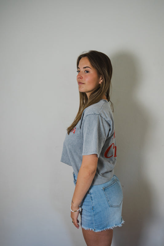 Denim short Lightblue