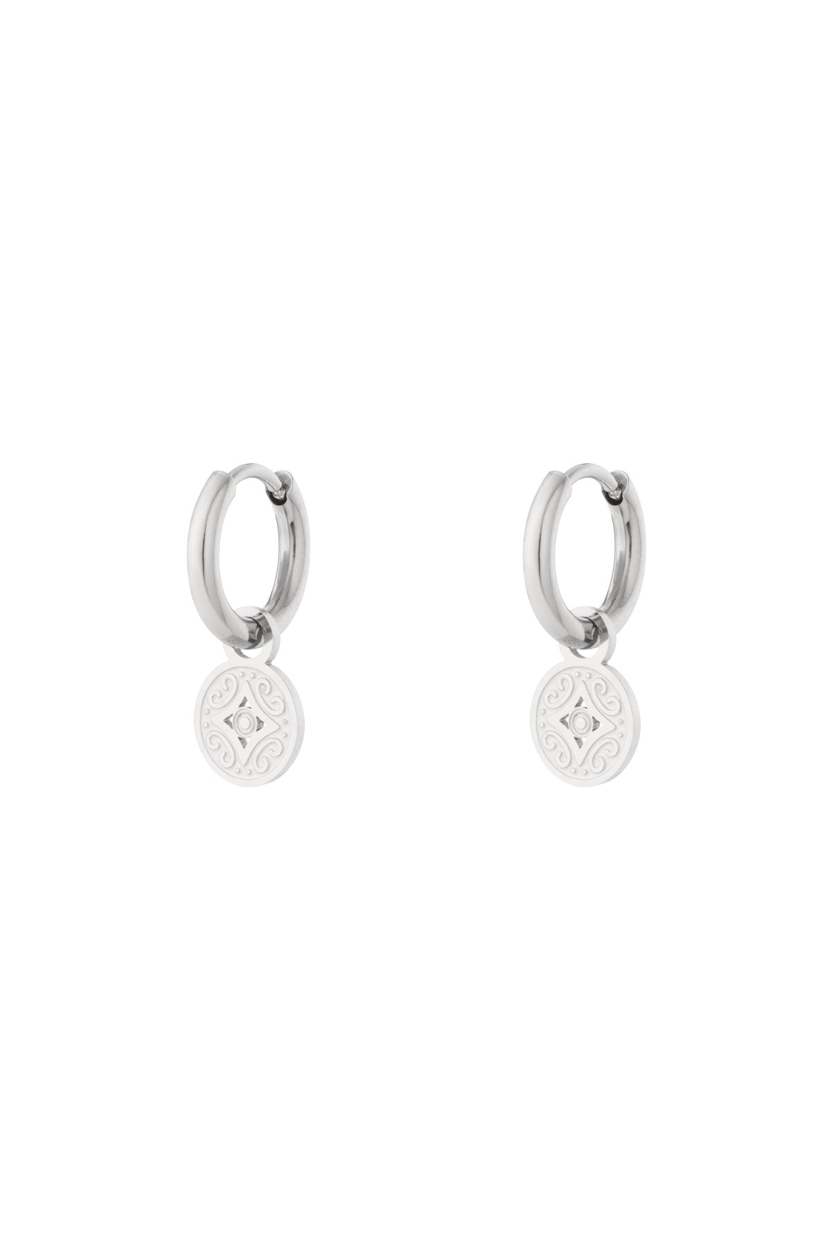 Silver marakech oorbellen