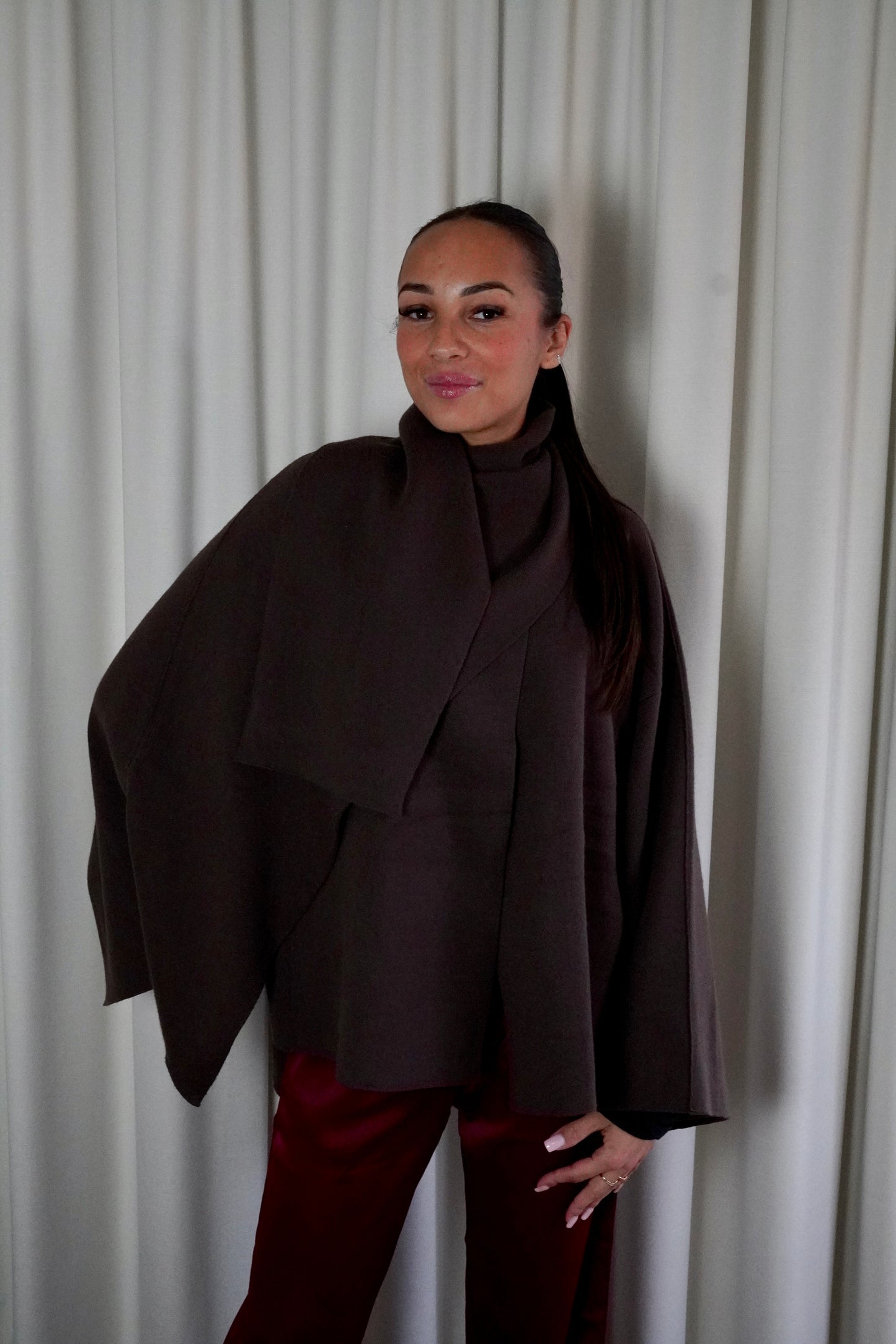 Brown Cape jacket