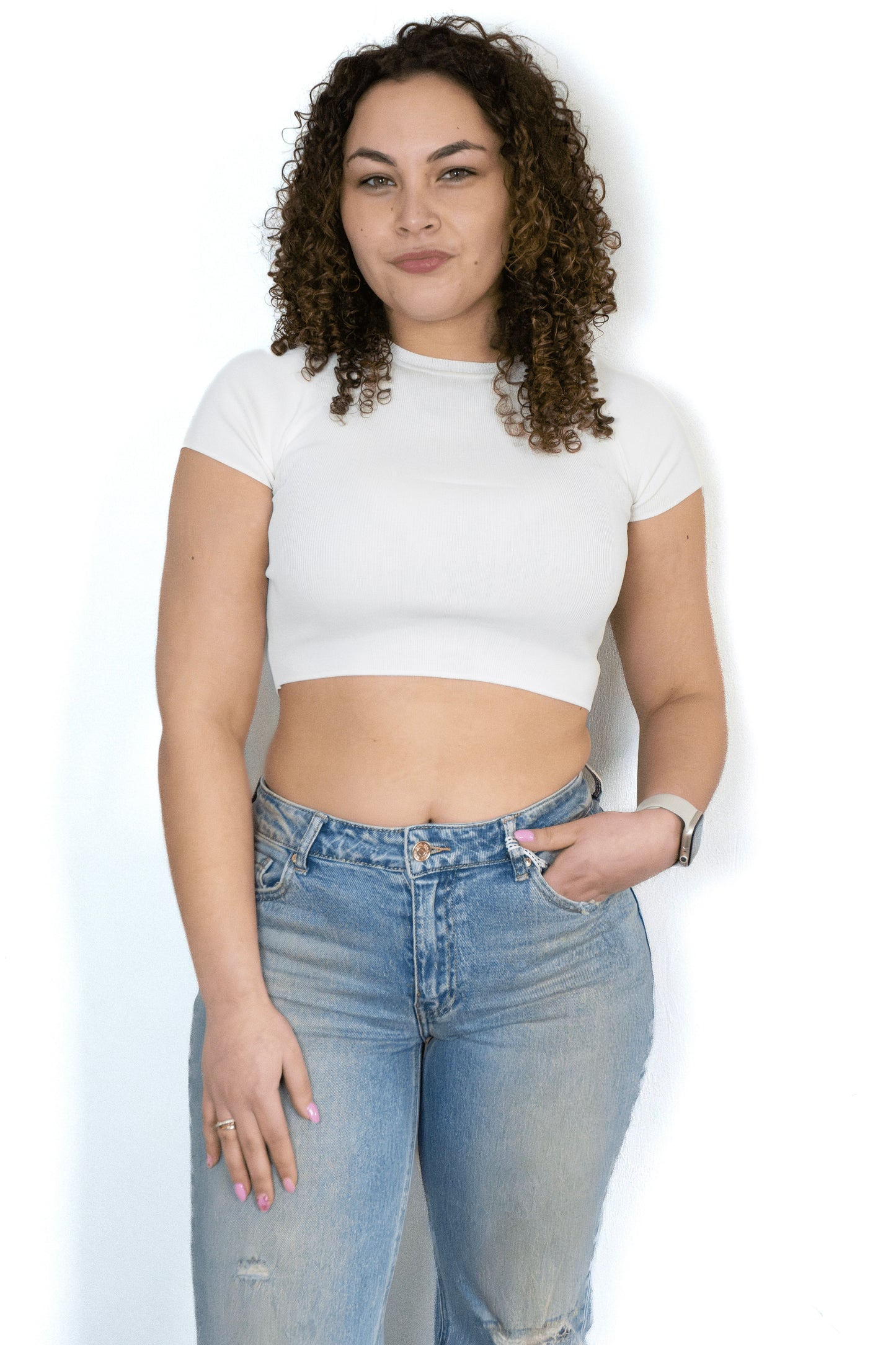 Crop top White