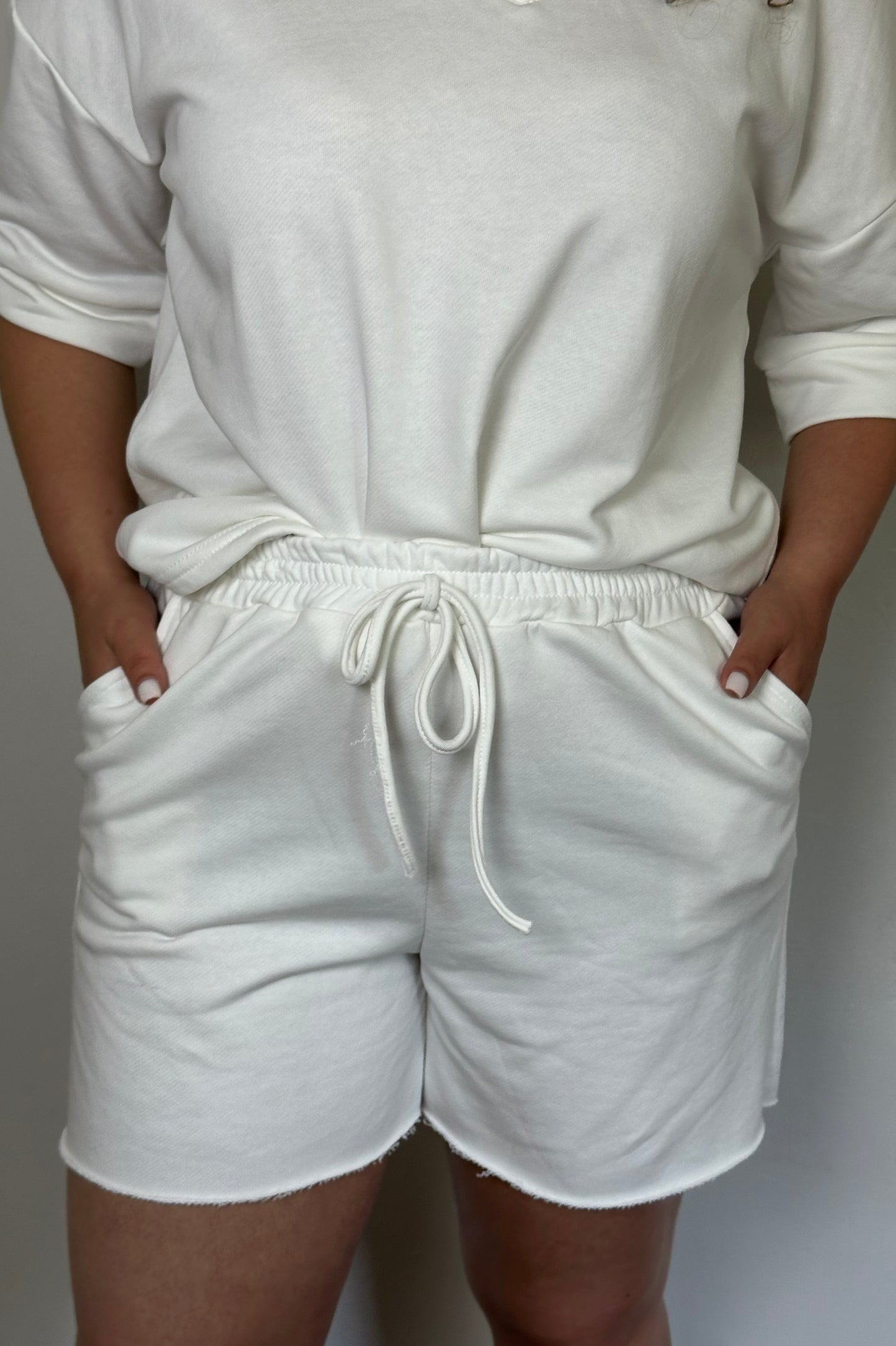 White comfy short