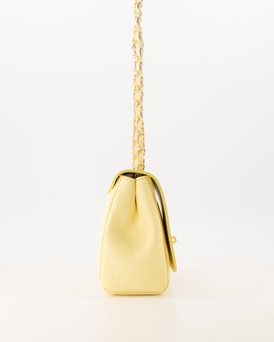 Butter Yellow leather bag