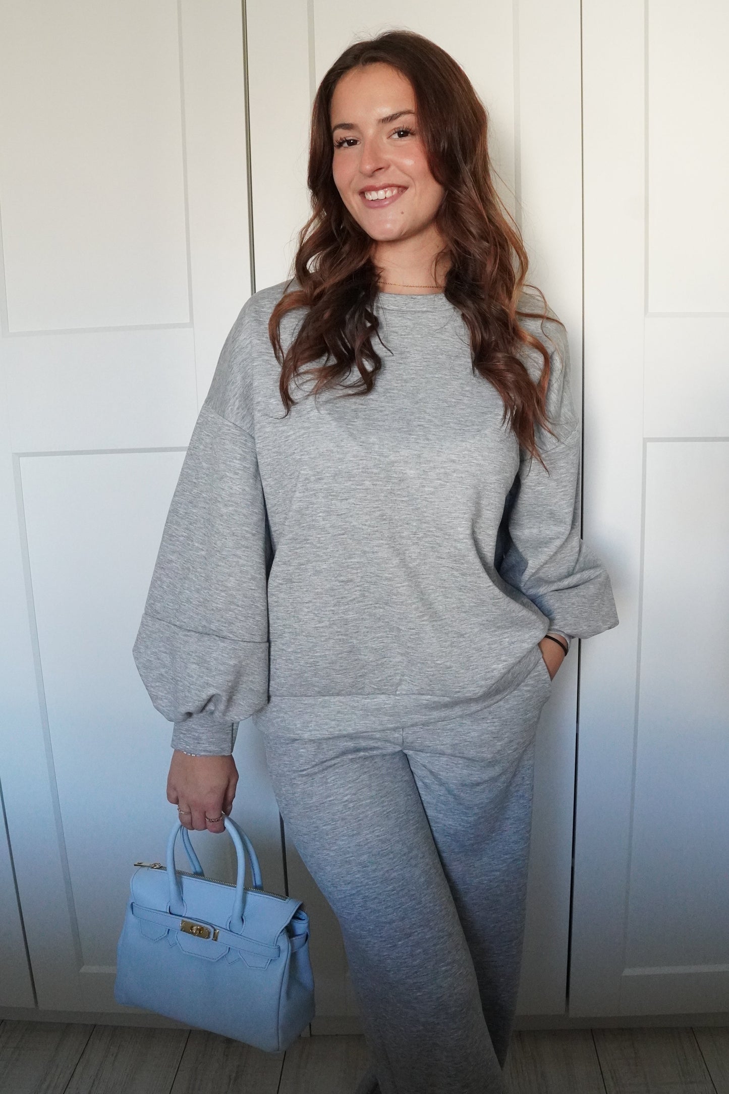 Grey comfy suit