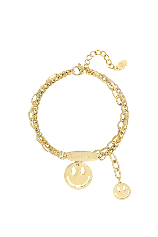 Golden smile armband