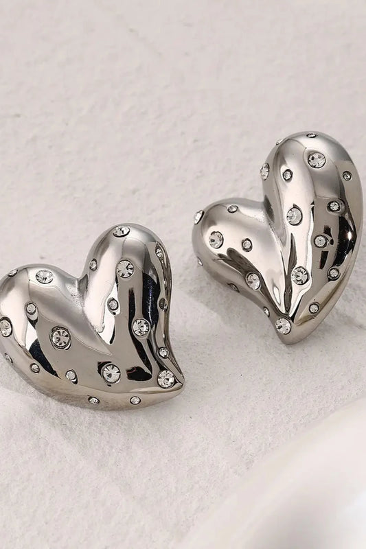 silver sparkle hearts