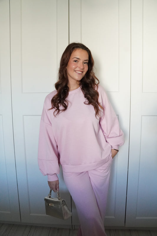 Pink comfy suit