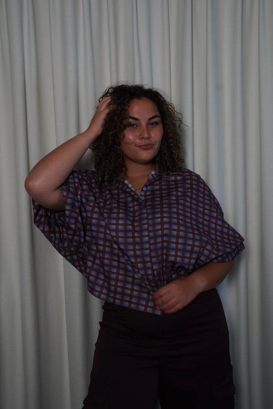 Cropt fall blouse
