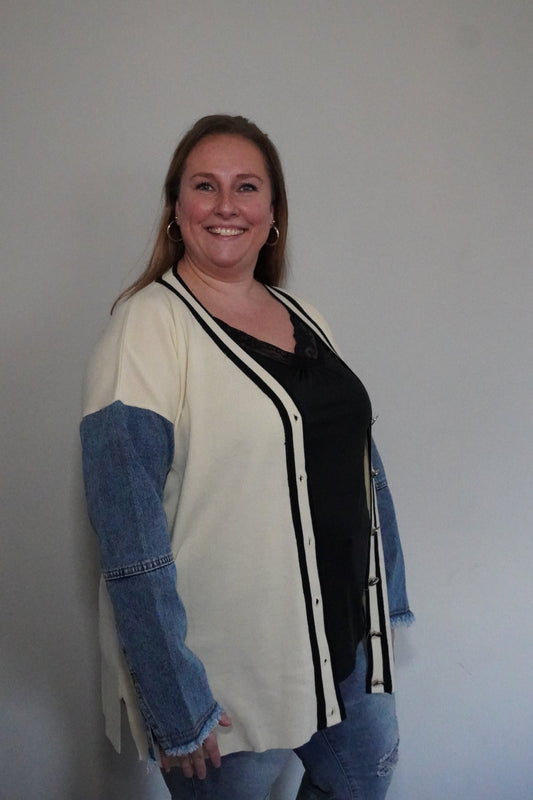 CURVY jeans vesten diverse kleuren