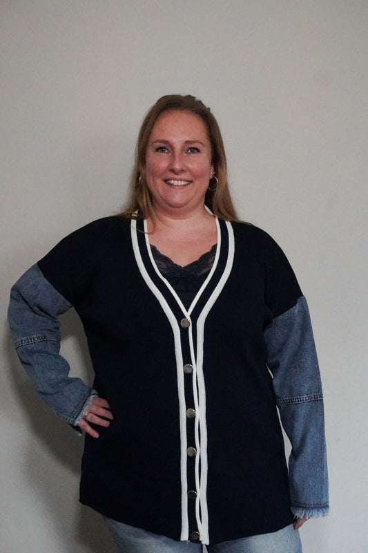 CURVY jeans vesten diverse kleuren
