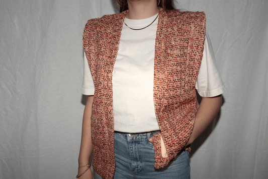 Gilet Beige roze