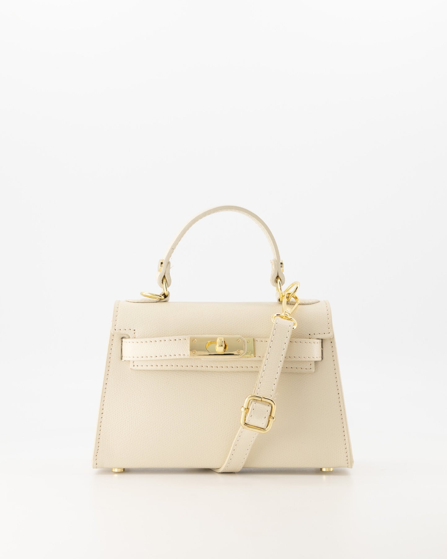 Cream Grace leather bag