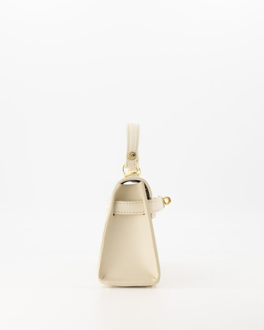 Cream Grace leather bag