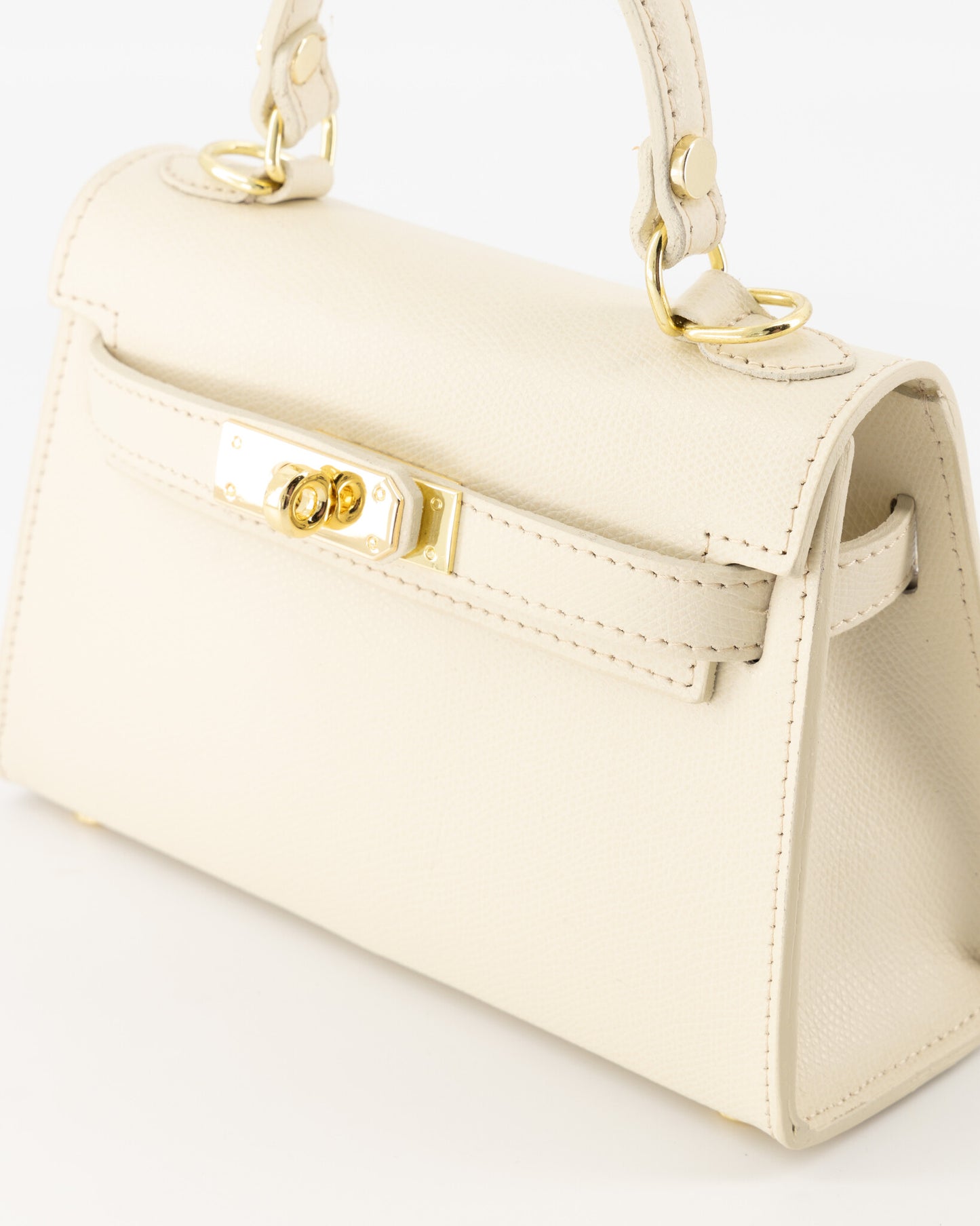Cream Grace leather bag