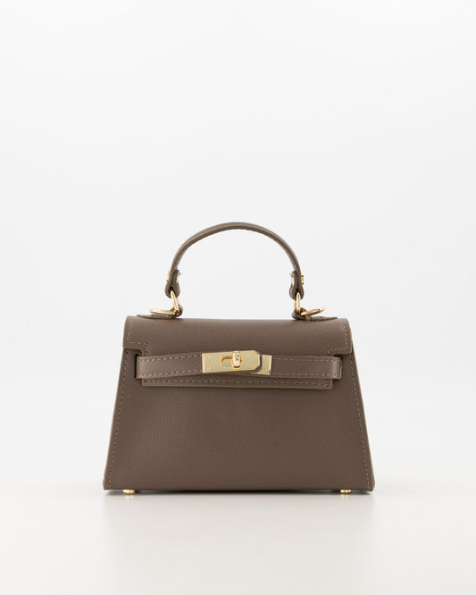 Taupe Grace leather Bag