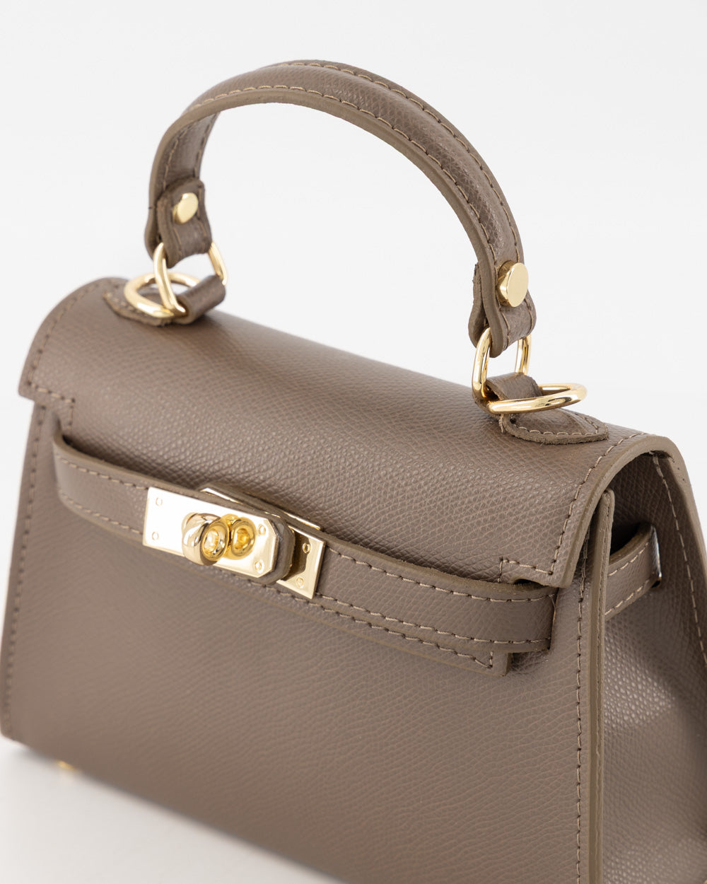 Taupe Grace leather Bag