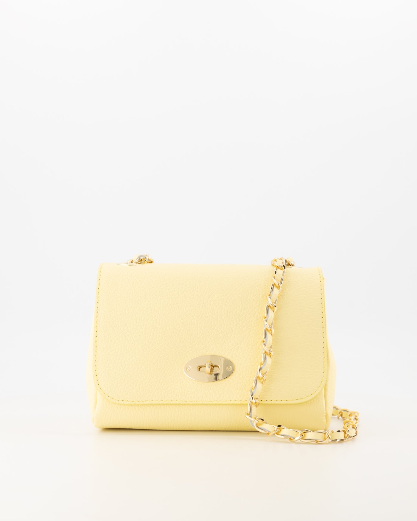 Butter Yellow leather bag