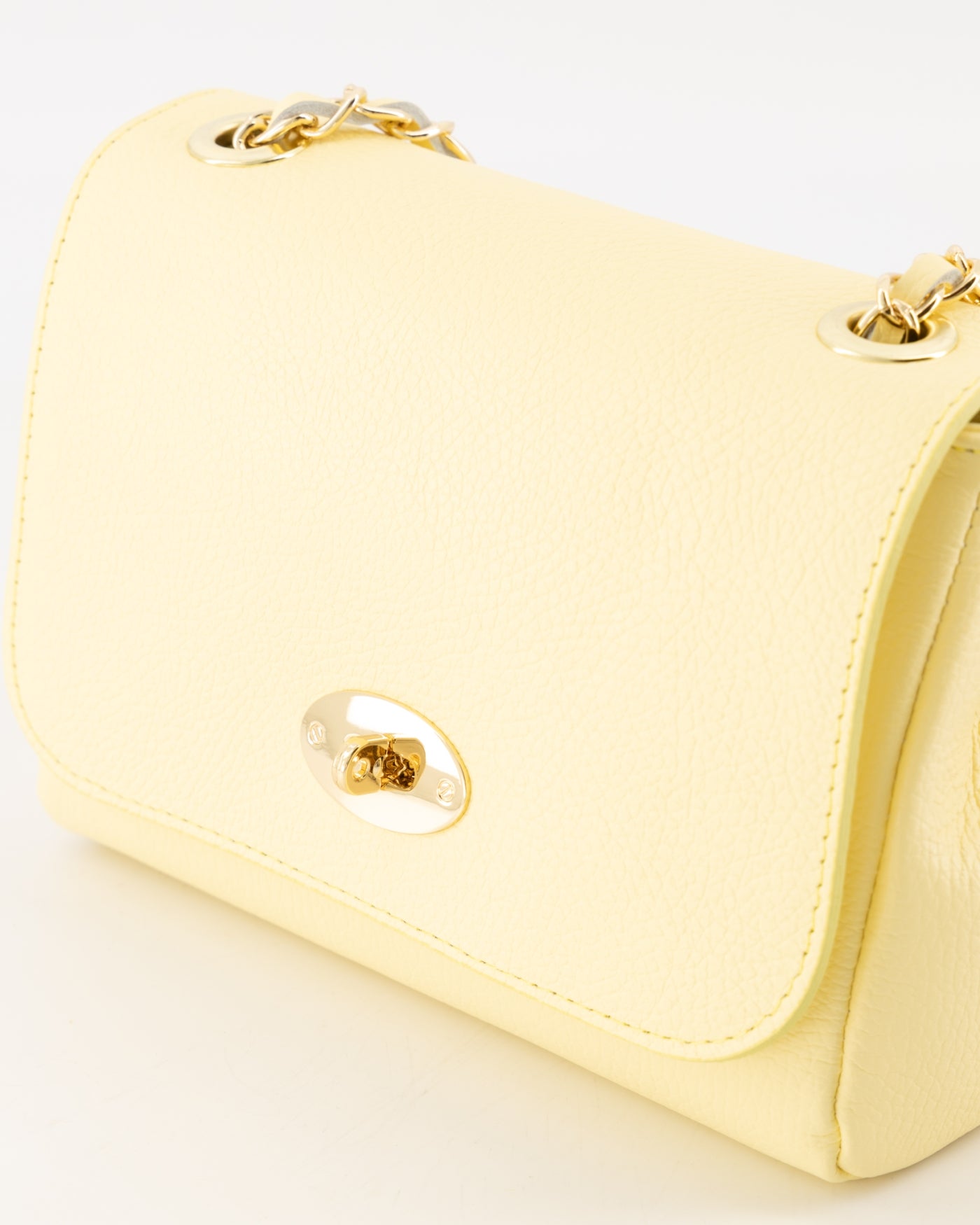 Butter Yellow leather bag