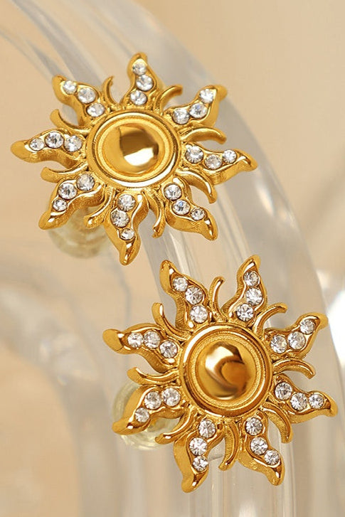 Golden sun oorbel